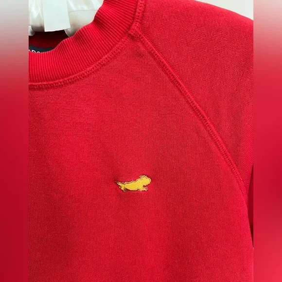 Toad & Co women’s Epiq short sleeve sweatshirt crew size medium in canoe red - Picture 10 of 13